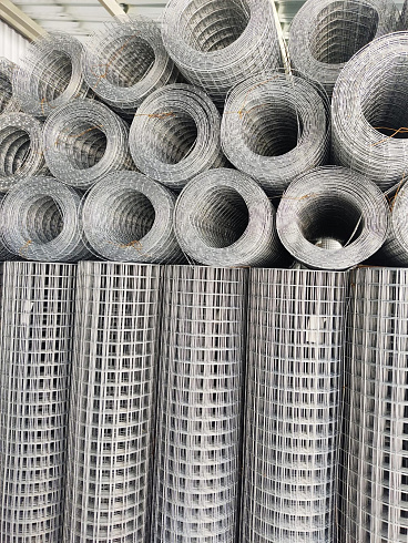 Сетка сварная ячейка 12,5х12,5 толщина 1.2 мм, 1х50 м
